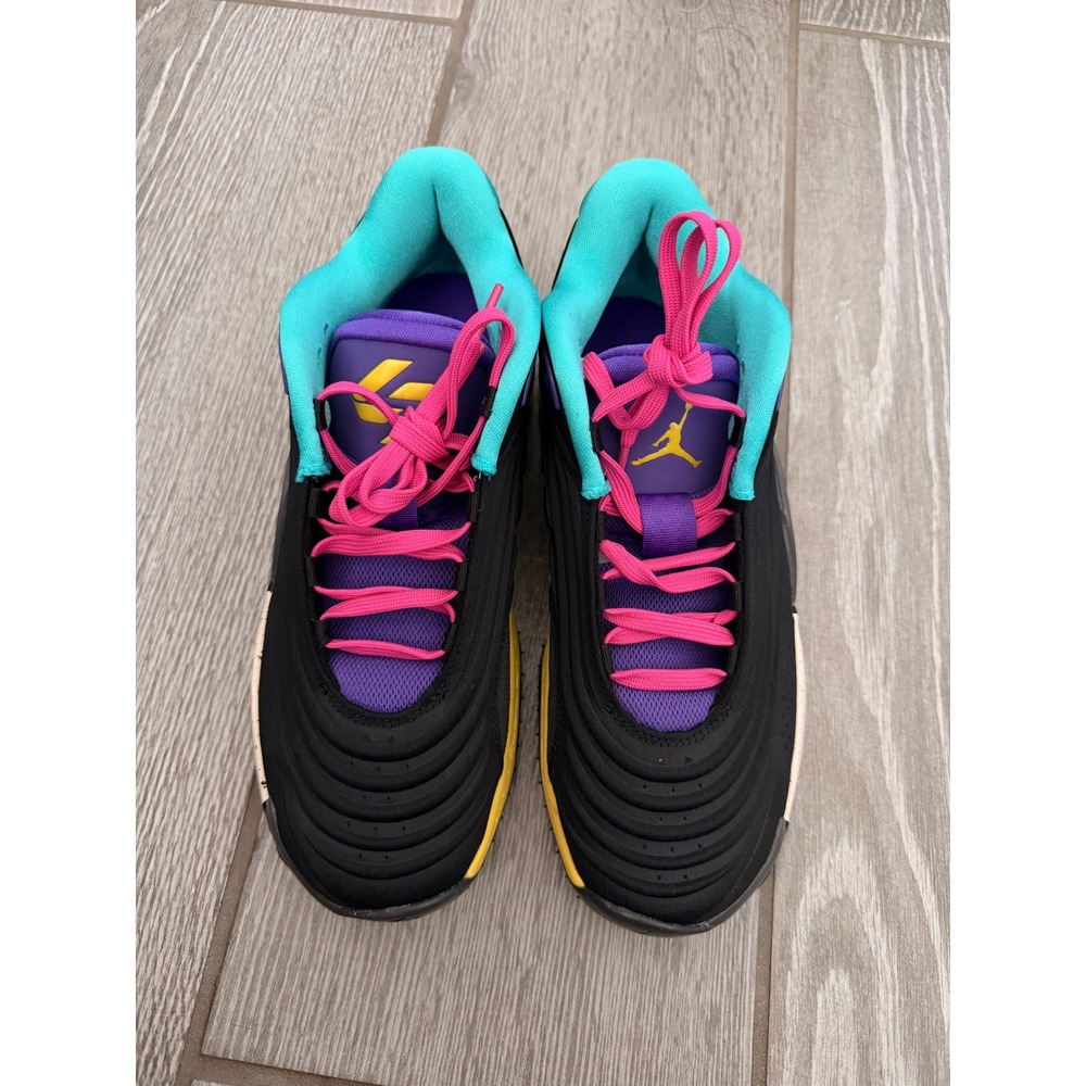 Nike Jordan Luka 3 The Pitch Black Pink Purple Teal Womens 8 FQ-1284-002 NEW